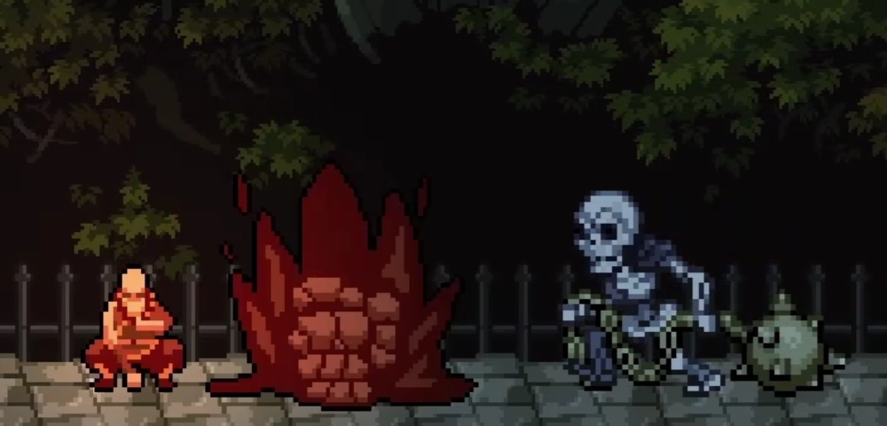 A Deadly Pixel-Art Boss Fight